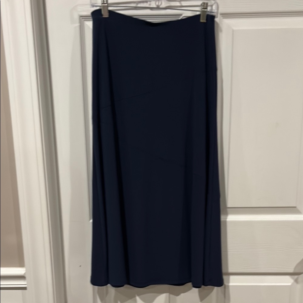 JM Collection Navy Maxi Skirt